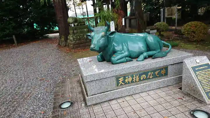 朝日森天満宮の狛犬
