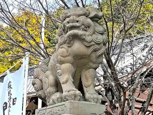 日牟禮八幡宮の狛犬