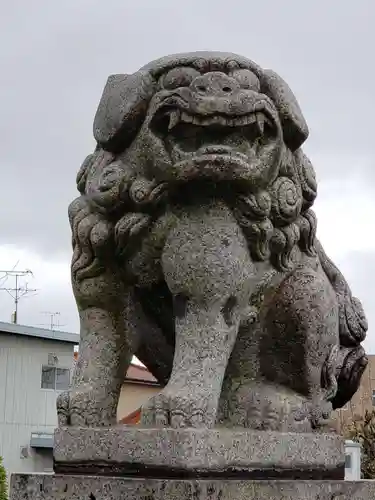 建石勝神社の狛犬