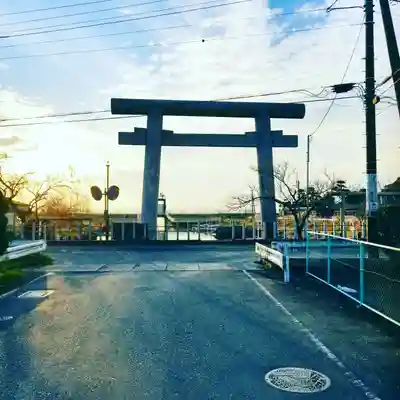 息栖神社の鳥居