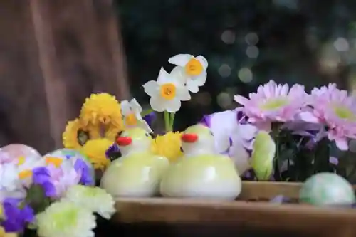 滑川神社 - 仕事と子どもの守り神の手水