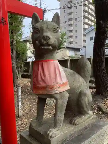 闇之森八幡社の狛犬