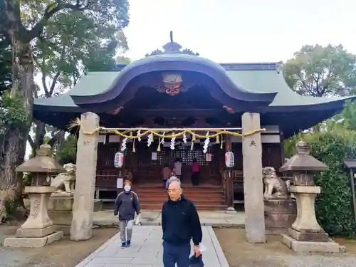 津嶋部神社の本殿