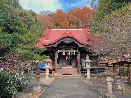 阿豆佐味天神社の本殿・本堂