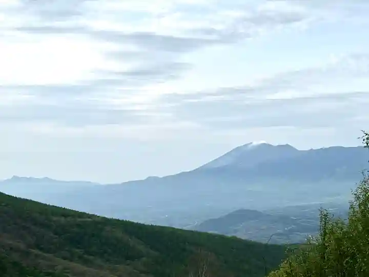 山家神社奥宮の景色