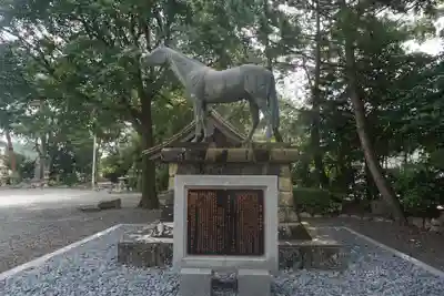 石見国一宮　物部神社の狛犬
