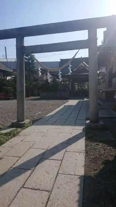 今泉八坂神社の鳥居