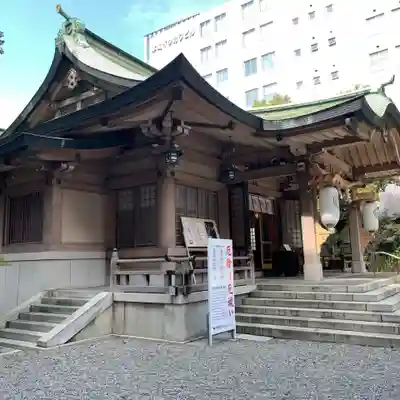 坐摩神社の本殿・本堂