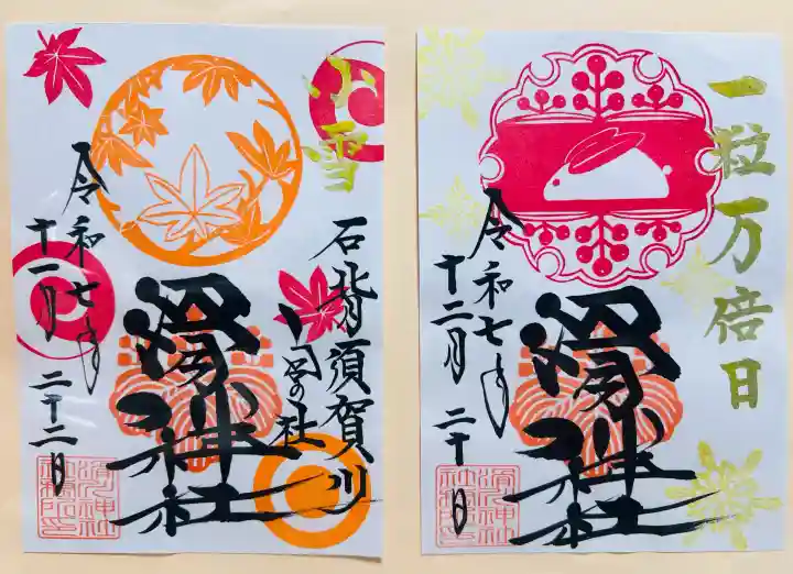 滑川神社 - 仕事と子どもの守り神(福島県)