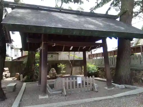 安久美神戸神明社の手水舎