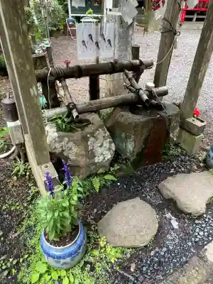 坪沼八幡神社の手水舎