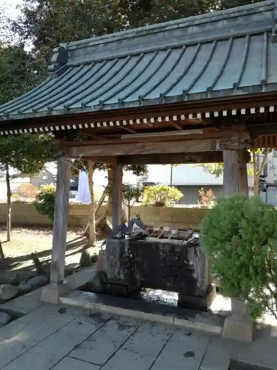 下総野田愛宕神社の手水舎