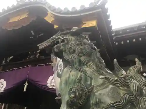 杭全神社の狛犬