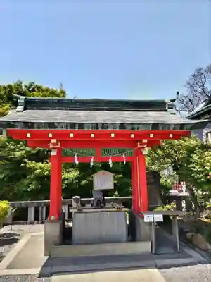 足利織姫神社の手水舎