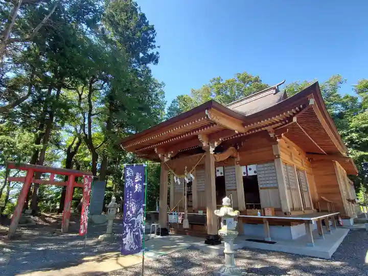 阿久津「田村神社」(郡山市阿久津町)旧社名:伊豆箱根三嶋三社の本殿・本堂