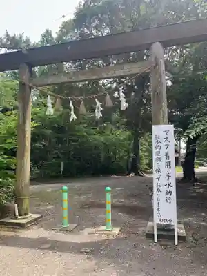 矢奈比賣神社(見付天神)の鳥居