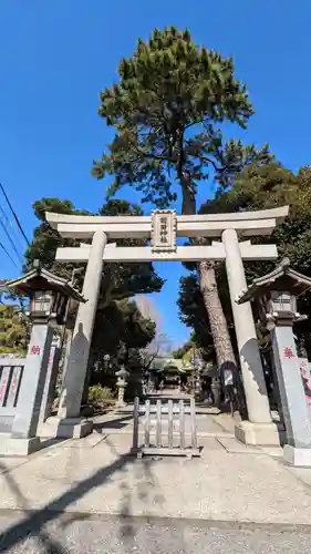 菊田神社の鳥居