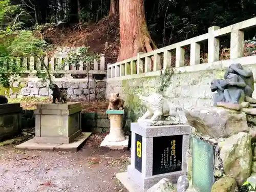 小国両神社の狛犬