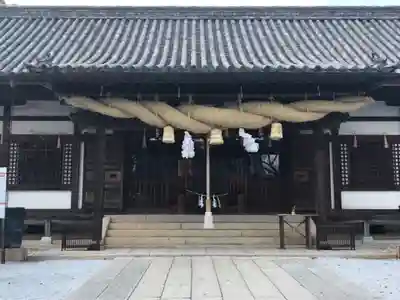 阿智神社の本殿・本堂