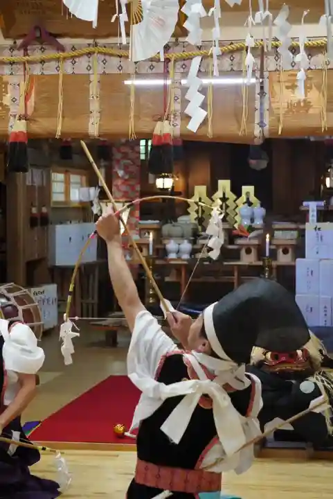 尻岸内八幡神社のお祭り