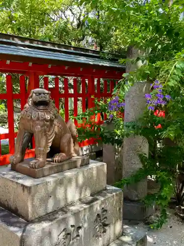 水鏡天満宮の狛犬