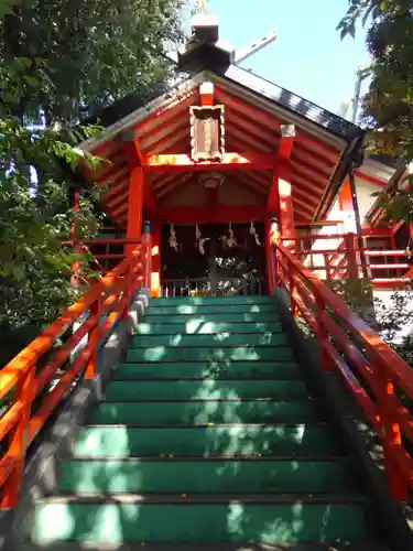 於玉稲荷神社の本殿