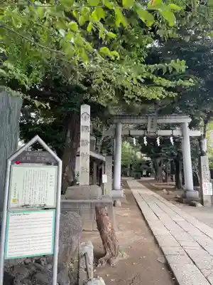 諏方神社の鳥居