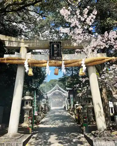 東海市熊野神社の鳥居