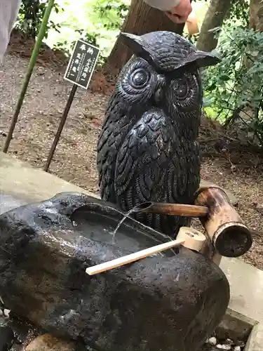 鷲子山上神社の狛犬