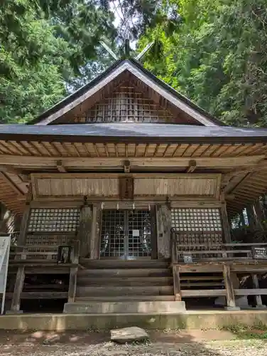 戸隠神社火之御子社の本殿