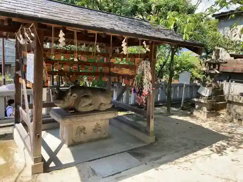 打出天神社の狛犬