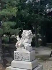 由乃伎神社の狛犬