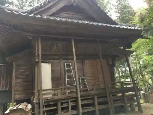 佐々牟志神社の本殿・本堂