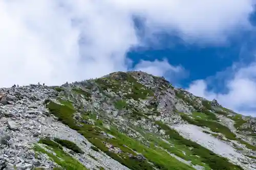 雄山神社峰本社の景色