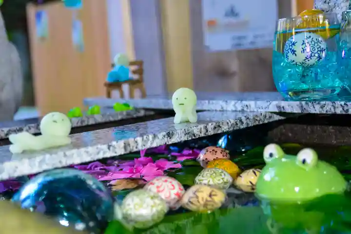 尻岸内八幡神社の手水舎