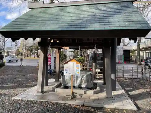 新琴似神社の手水舎