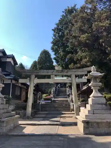 白國神社の鳥居