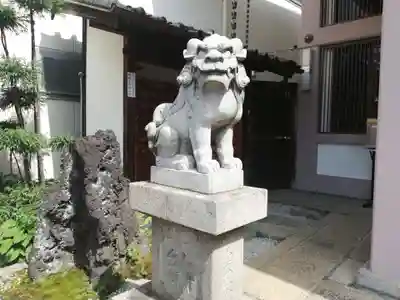 天寧寺の狛犬