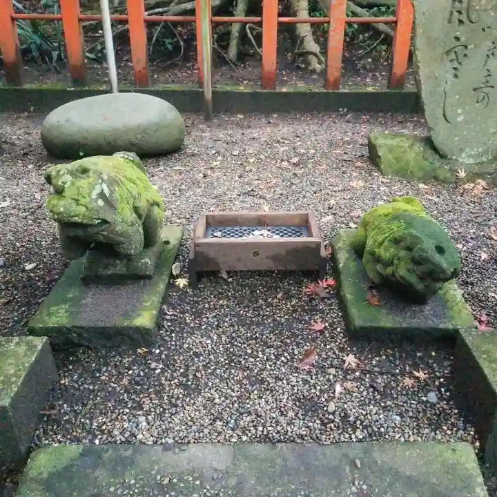 息栖神社の狛犬
