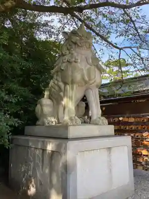 寒川神社の狛犬
