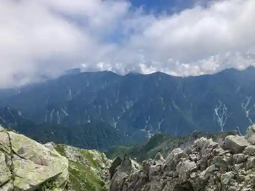 雄山神社峰本社の景色