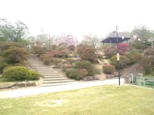 國鉾神社の庭園