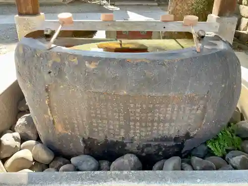 麻布氷川神社の手水