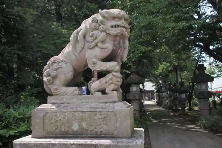 神炊館神社 ⁂奥州須賀川総鎮守⁂の狛犬