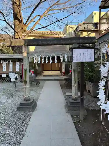 川越熊野神社の鳥居