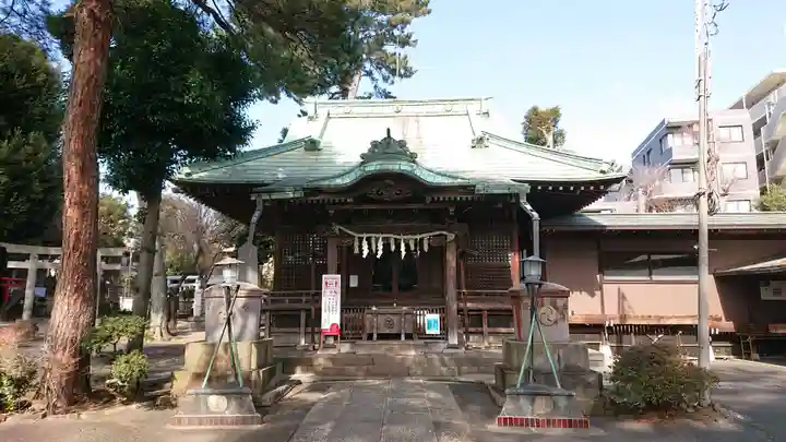 駒留八幡神社の本殿・本堂