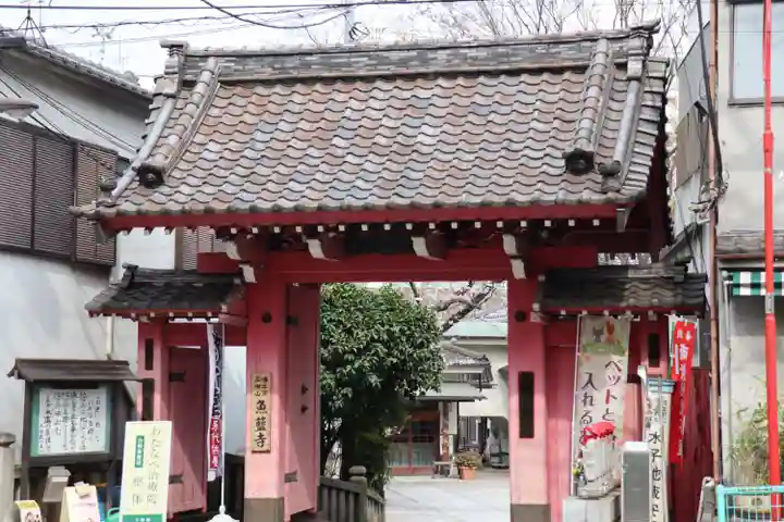 魚籃寺の山門・神門