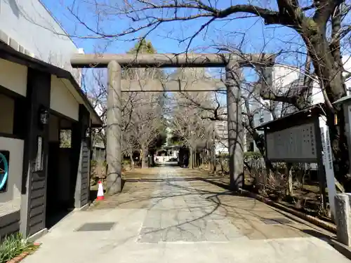 亀戸 香取神社の鳥居