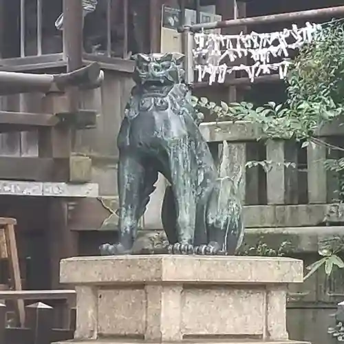 五條天神社の狛犬