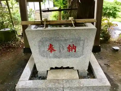 糀谷八幡宮の手水